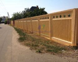 Фарбування бетонної огорожі